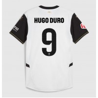 Fotballdrakt Herre Valencia Hugo Duro #9 Hjemmedrakt 2024-25 Kortermet